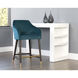 Adelaide 38.25 inch Timeless Teal Counter Stool